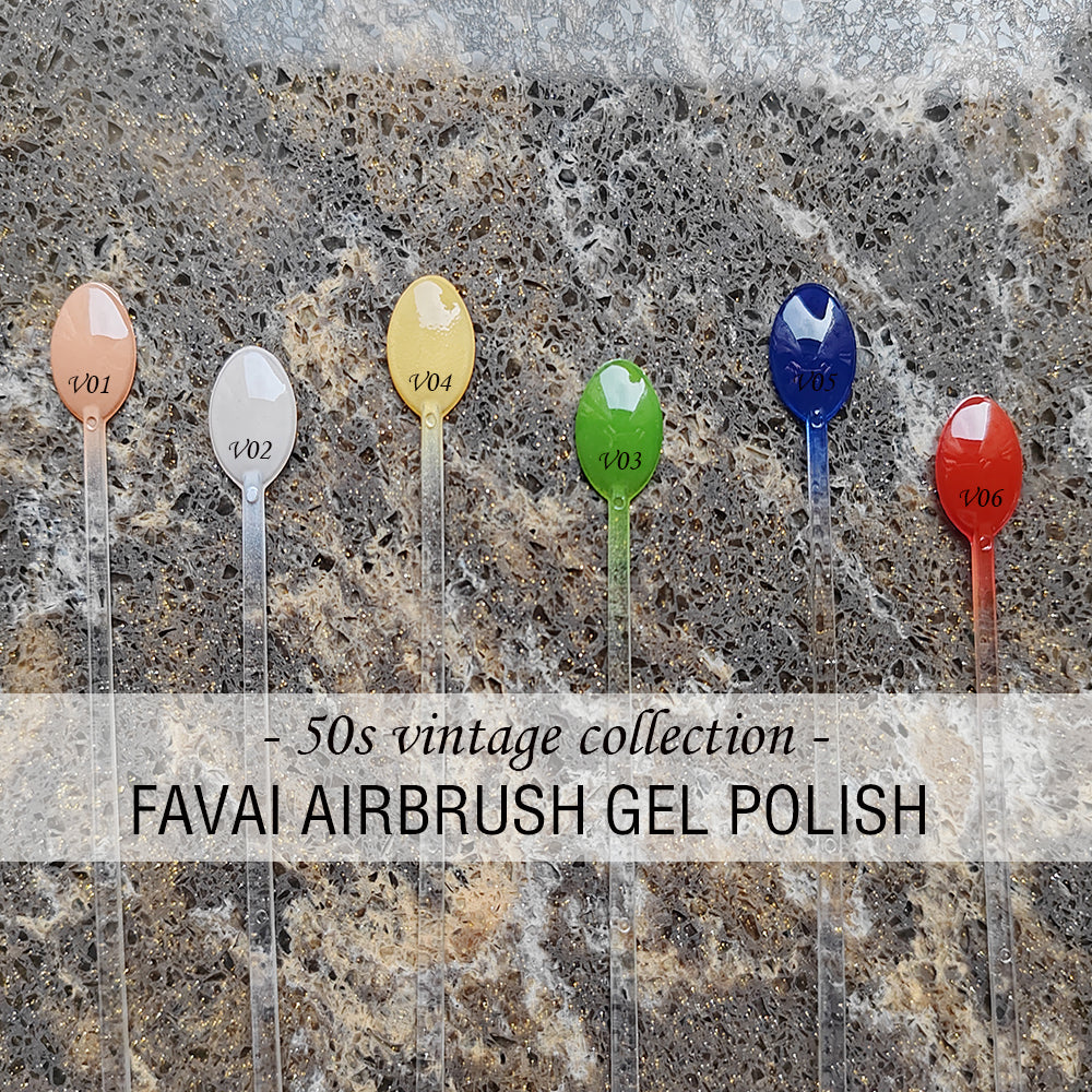 FAVAI 6 Colors Airbrush Gel - Galaxy Collection🌌 🔗 WWW.FAVAIAIRBRUSH.COM  . . . #favaiairbrush #favaiairbrushnails #airbrushbeginner…